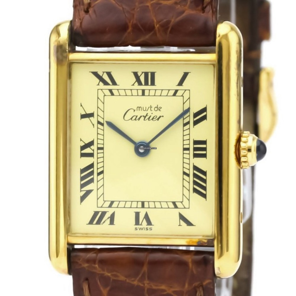 Cartier tank vermeil